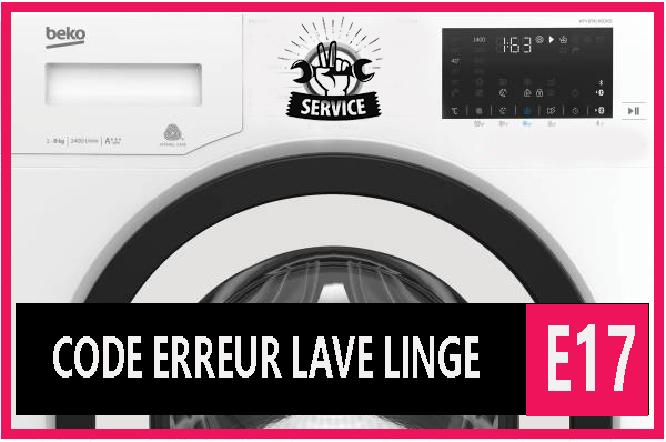 Code panne default Lave-Linge E17